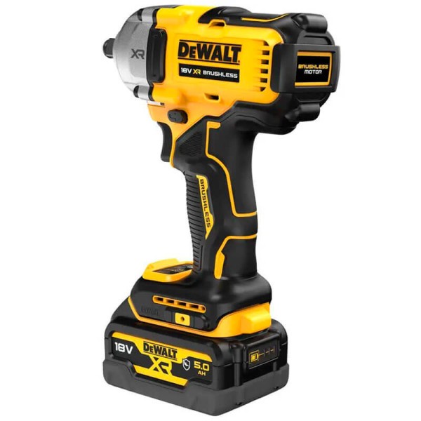 Акумуляторний ударний гайкокрут DeWALT DCF923P2G, 2 акб 18 В Li-Ion XR по 5.0 Ah, з/п