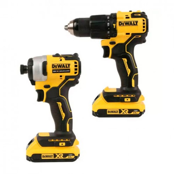 Набор из двух инструментов бесщеточных DeWALT DCK2061D2T