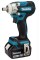 Акумуляторний ударний гайкокрут Makita DTW301RTJ із 2 акб 18 V 5.0Ah, з/п DC18RC