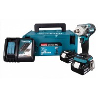 Аккумуляторный ударный гайковерт Makita DTW301RTJ с 2 акб 18 V 5.0Ah, з/у DC18RC