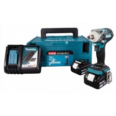 Акумуляторний ударний гайкокрут Makita DTW301RTJ із 2 акб 18 V 5.0Ah, з/п DC18RC