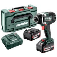 Аккумуляторный ударный гайковерт Metabo SSW 18 LTX 800 BL в MetaBox с 2 акб Li-Power 18 V 5.2 Ah, з/у ASC 55