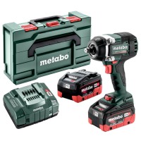 Аккумуляторный ударный гайковерт Metabo SSW 18 LTX 800 BL в MetaBox с 2 акб LIHD 18 V 5.5 Ah, з/у ASC 145