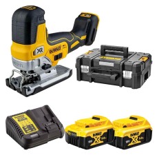 Лобзик акумуляторний DeWalt DCS335P2 в кейсі з 2 акб і з/п