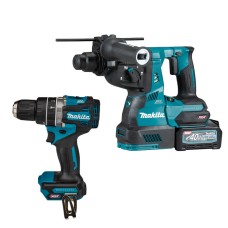 Набір акумуляторних інструментів Makita XGT 40 V MAX (HR003GM201, HP002GZ, 2 акб, з/у, кейс)