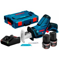 Акумуляторна ножівка Bosch Professional GSA 12V-14, 2 акб GBA 12V 3 Ah, з/п GAL 12V-40 в L-Boxx 102