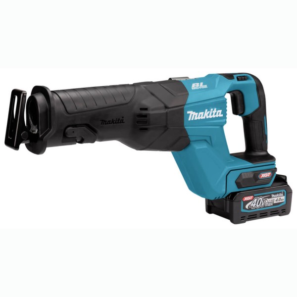 Аккумуляторная ножовка Makita XGT 40 V MAX JR001GM201 c 2 акб, з/у, в кейсе MakPAc