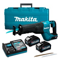Аккумуляторная ножовка Makita XGT 40 V MAX JR001GM201 c 2 акб, з/у, в кейсе MakPAc