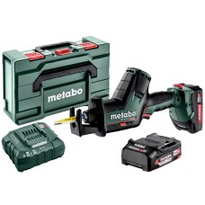 Акумуляторна шабельна пила Metabo SSE 18 LTX BL Compact, 2x2.0 Ah, ASC 55, кейс MetaBox