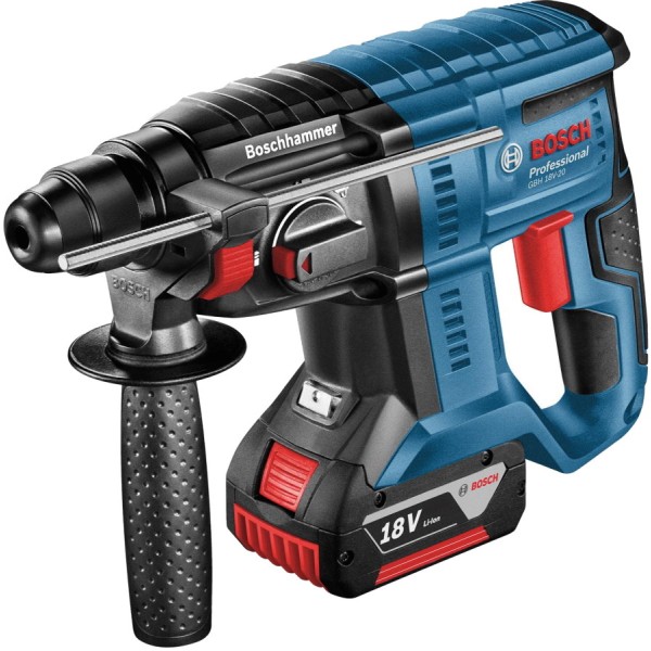 Перфоратор аккумуляторный Bosch Professional GBH 18V-20 c 2 акб GBA 18V 4.0 Ah, з/у AL 1860 CV в кейсе