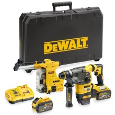 Перфоратор акумуляторний DeWalt DCH335X2 в кейсі з 2 акб, з/п та системою видалення пилу