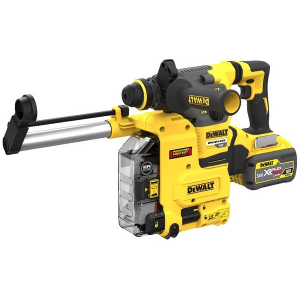 Перфоратор акумуляторний DeWalt DCH335X2 в кейсі з 2 акб, з/п та системою видалення пилу