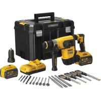 Перфоратор аккумуляторный DeWalt DCH417X2 c 2 акб XR FlexVolt 54В 9 Ah, з/у и аксессуарами в кейсе