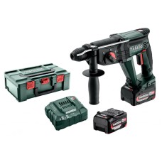 Аккумуляторный перфоратор Metabo KH 18 LTX 24, 2x5.2 Ah, ASC 55, кейс MetaBox