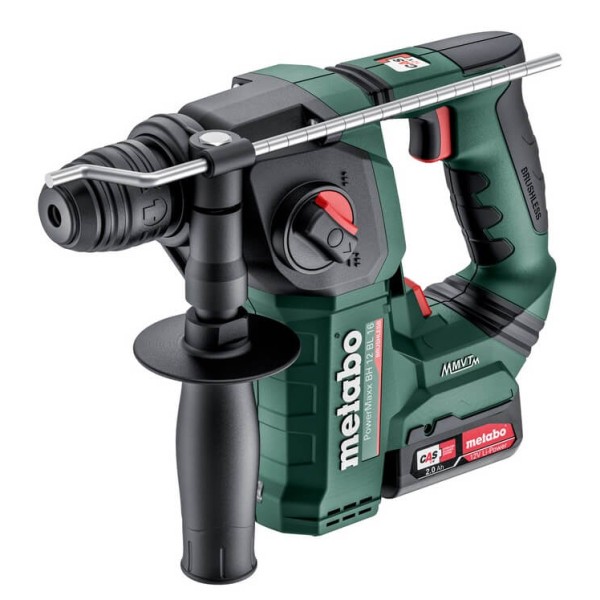 Аккумуляторный перфоратор Metabo PowerMaxx BH 12 BL 16 с 2 акб, з/у в кейсе