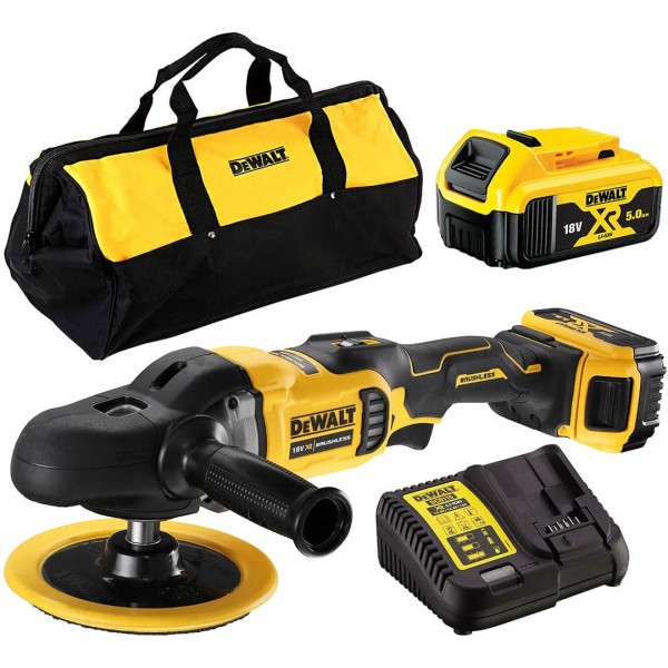 Акумуляторна полірувальна машина DeWalt DCM849P2 з 2 акб, з/п в сумці