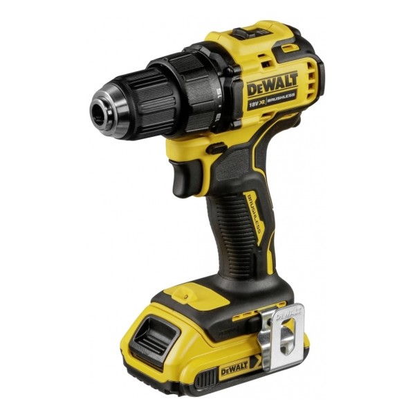 Дриль-шуруповерт акумуляторний безщітковий DeWalt DCD708D2T, 2 акб 2 Ah, з/п, в кейсі