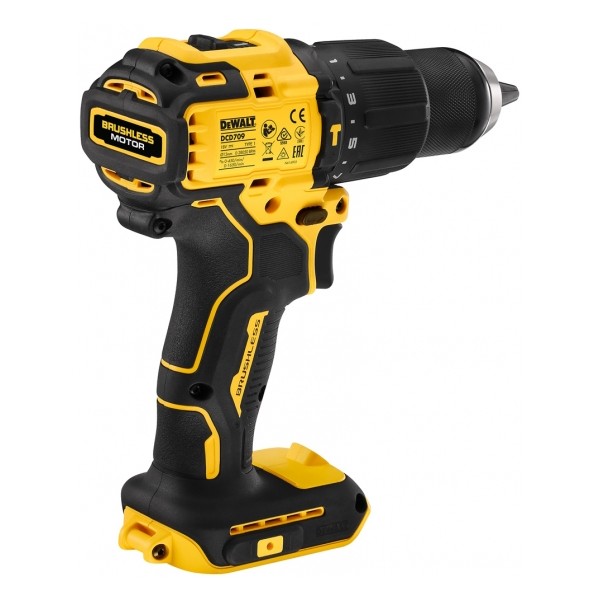 Акумуляторний ударний дриль-шуруповерт DeWALT DCD709N, безщітковий, без акб