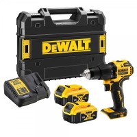 Акумуляторний ударний дриль-шуруповерт DeWALT DCD709P2T, безщітковий, 2 акб 5 Ah, з/п, в кейсі