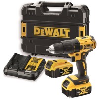 Дрель-шуруповерт аккумуляторный бесщеточный DeWalt DCD777M2T, 2 акб 4 Ah, з/у, в кейсе