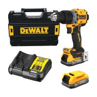 Акумуляторний ударний дриль-шуруповерт DeWALT DCD805E2T, безщітковий, 2 акб 1.7 Ah, з/п, у валізі TSTAK