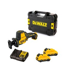 Акумуляторна шабельна пила Dewalt DCS312D2, 2 акб 10.8/12 В XR Li-lon на 2.0 Ah, з/п, кейс