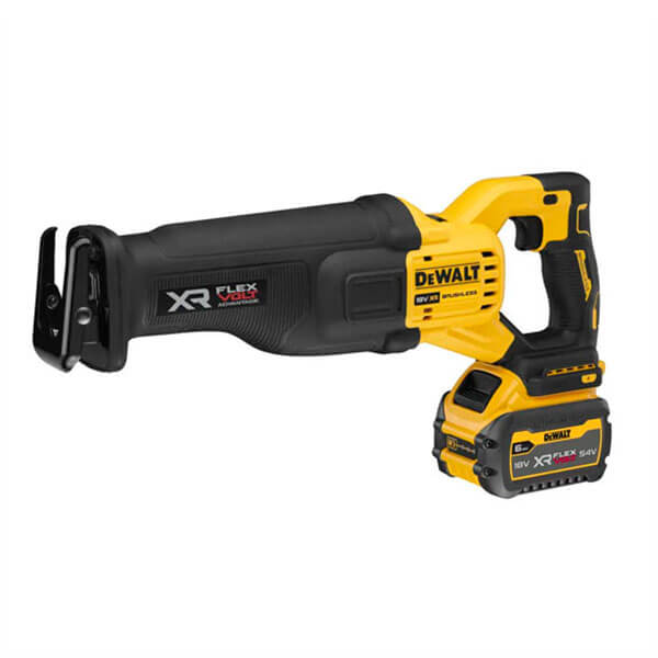 Аккумуляторная сабельная пила Dewalt DCS386T1, 1 акб 18 В XR Li-lon на 6.0 Ah, з/у, кейс