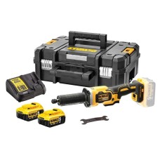Акумуляторна прямошліфувальна машина DeWalt DCG426P2 в кейсі з 2 акб та з/п