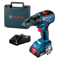 Безщітковий акумуляторний дриль-шурупокрут Bosch Professional GSR 18V-50 у валізі з 1 акб GBA 18V 2.0Ah і з/п GAL 18V-40