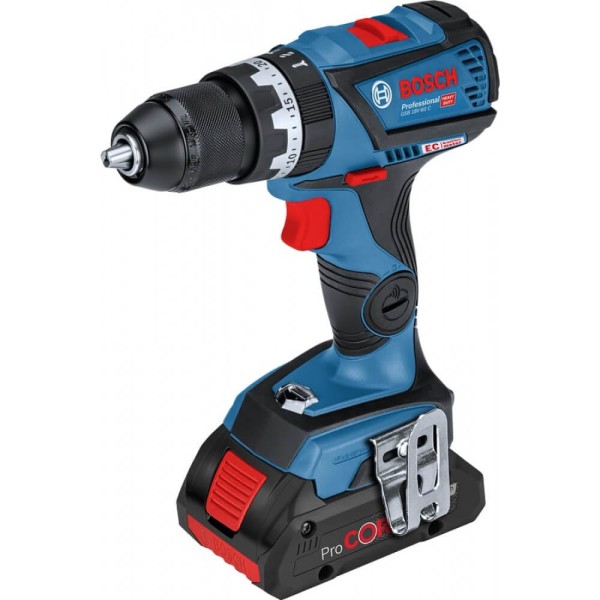 Аккумуляторная ударная дрель-шуруповерт Bosch Professional GSB 18V-60 C в чемодане с 2 акб GBA 18V 5.0Ah и з/у GAL 18V-40