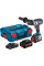 Акумуляторний ударний дриль-шурупокрут Bosch Professional GSB 18V-110 C в L-Boxx 136 з 2 акб GBA 18V 5.0Ah та з/п GAL 18V-40