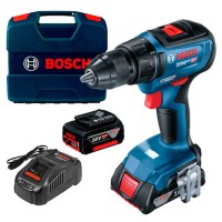 Аккумуляторная дрель-шуруповерт Bosch Professional GSR 18V-50 с 1 акб GBA 18V 2,0 Ah, 1 акб GBA 18V 5,0 A/h, з/п GAL 1880 CV