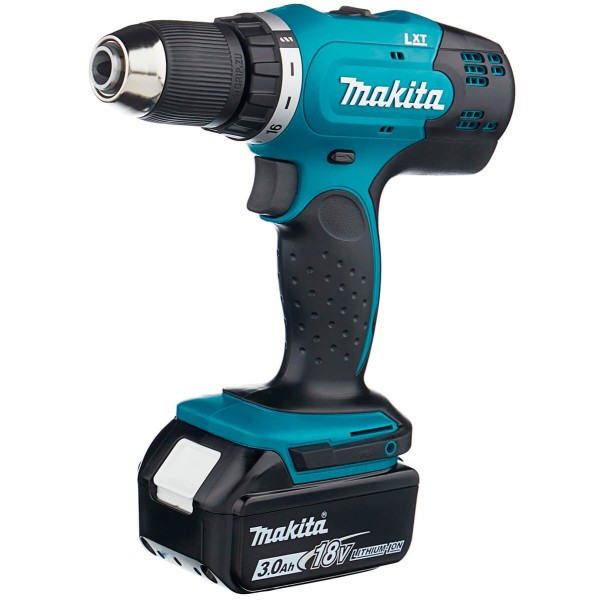 Акумуляторний дриль-шурупокрут Makita DDF453RFE в кейсі з 2 АКБ 18 V 3 Ah