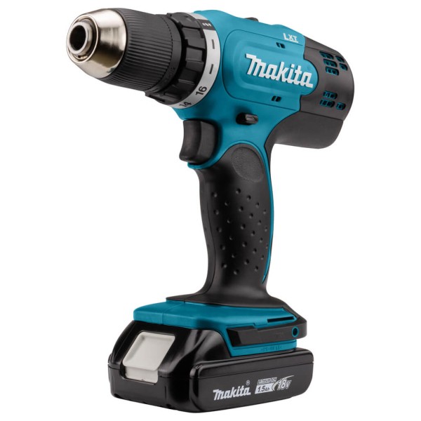 Аккумуляторная дрель-шуруповерт Makita DDF453SYX4 с 2 акб 18 В 1.5 Ач, з/у DC18SD, в коробке
