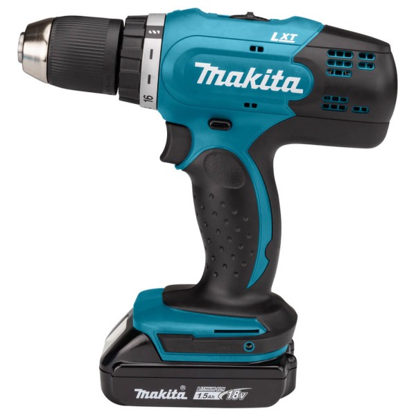 Аккумуляторная дрель-шуруповерт Makita DDF453SYX4 с 2 акб 18 В 1.5 Ач, з/у DC18SD, в коробке