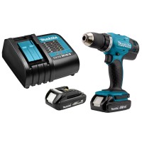 Аккумуляторная дрель-шуруповерт Makita DDF453SYX4 с 2 акб 18 В 1.5 Ач, з/у DC18SD, в коробке