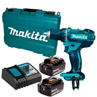 Аккумуляторная дрель-шуруповерт Makita DDF482RFE с 2 акб 3 Ah