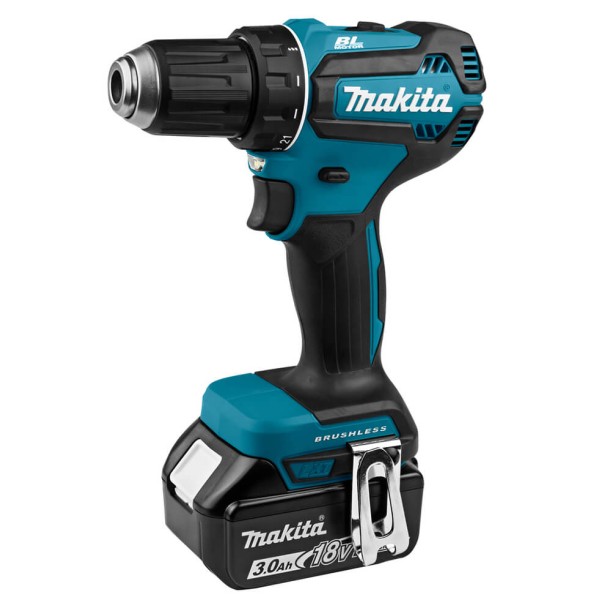 Акумуляторний дриль-шуруповерт Makita DDF485RFJ, 2 акб по 3.0 Ah, з/п DC18RC, в кейсі Makpac