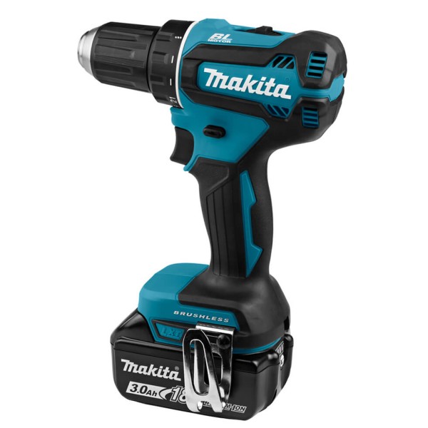 Акумуляторний дриль-шуруповерт Makita DDF485RFJ, 2 акб по 3.0 Ah, з/п DC18RC, в кейсі Makpac