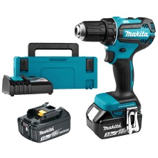 Акумуляторний дриль-шуруповерт Makita DDF485RFJ, 2 акб по 3.0 Ah, з/п DC18RC, в кейсі Makpac