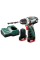 Аккумуляторная дрель-шуруповерт Metabo PowerMaxx BS Basic в картоне с 2 акб Li-Power 12 V 2.0 Ah, з/у LC 12