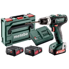 Аккумуляторный ударный шуруповерт Metabo PowerMaxx SB 12, 2x2.0 Ah, з/у SC 30, кейс MetaBox