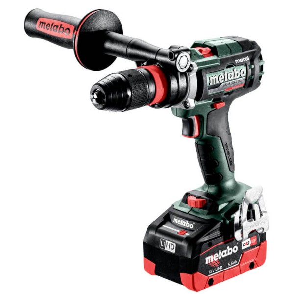 Аккумуляторная дрель-шуруповерт Metabo BS 18 LTX-3 BL Q I Metal в MetaBox с 2 акб LiHD 18 V 5.5 Ah, з/у ASC 145
