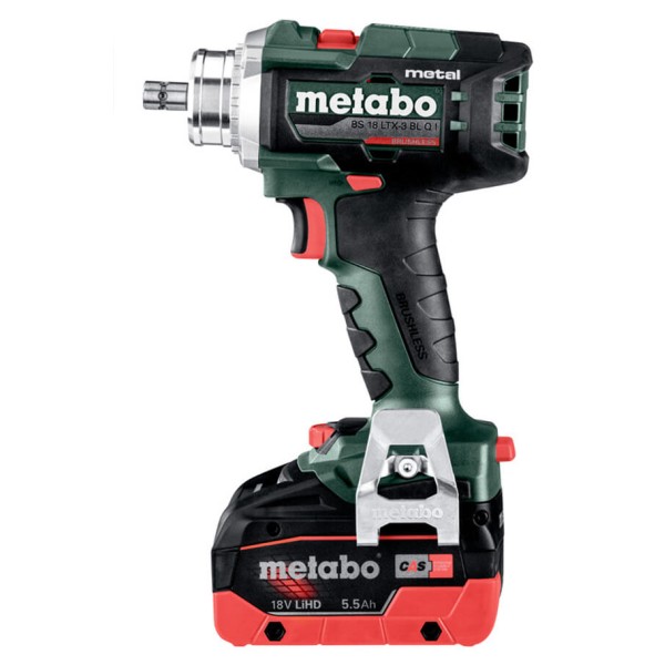 Аккумуляторная дрель-шуруповерт Metabo BS 18 LTX-3 BL Q I Metal в MetaBox с 2 акб LiHD 18 V 5.5 Ah, з/у ASC 145