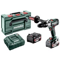 Аккумуляторная ударная дрель-шуруповерт Metabo SB 18 LTX-3 BL I Metal в MetaBox с 2 акб Li-Power 18 V 5.2 Ah, з/у ASC 55