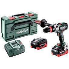 Аккумуляторная ударная дрель-шуруповерт Metabo SB 18 LTX-3 BL Q I в MetaBox с 2 акб LiHD 18 V 5.5 Ah, з/у ASC 145