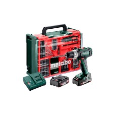 Аккумуляторная дрель-шуруповерт Metabo BS 18 L, 2х2.0 Ah Mobile Workshop