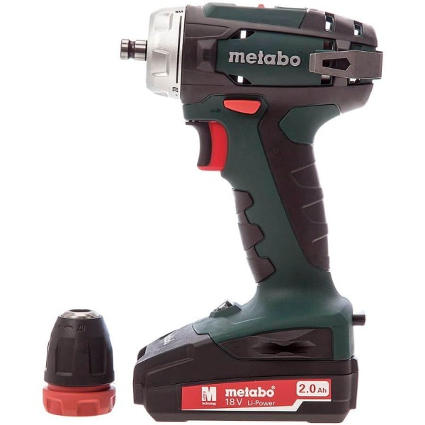 Аккумуляторный шуруповерт Metabo BS 18 Quick, 2х2.0 Аh Mobile Workshop
