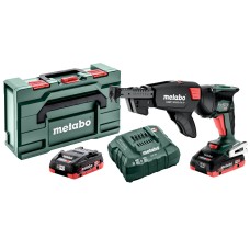 Аккумуляторный шуруповерт для гипсокартона Metabo HBS 18 LTX BL 3000 в MetaBox с 2 акб LiHD 18 V 4.0 Ah, з/у ASC 55