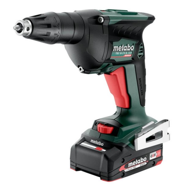 Акумуляторний шурупокрут Metabo TBS 18 LTX BL 5000 з 2 акб, з/п у кейсі